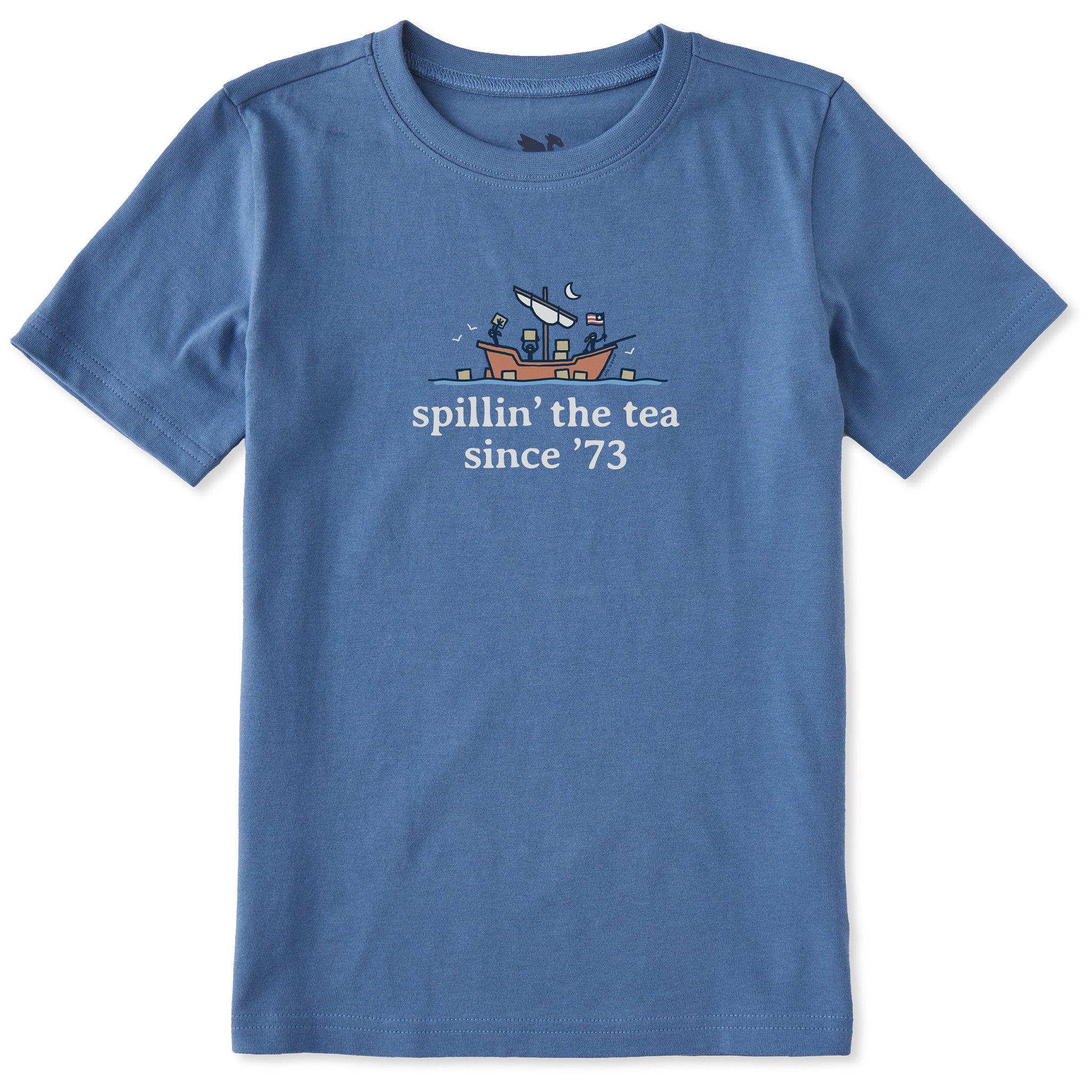 Kids Spillin' the Tea Since '73 Short Sleeve Crusher Tee | Shop