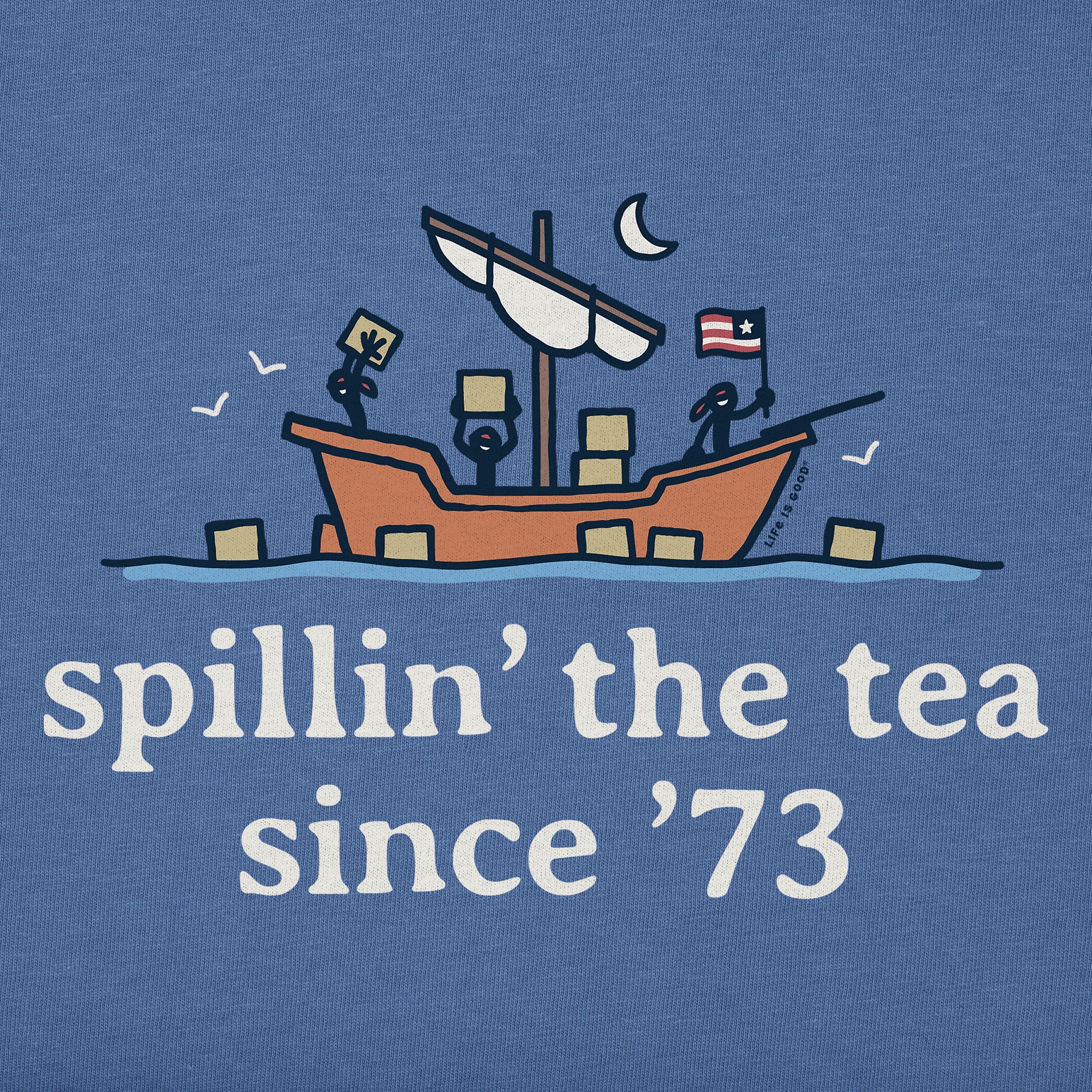 Kids Spillin' the Tea Since '73 Short Sleeve Crusher Tee | Shop