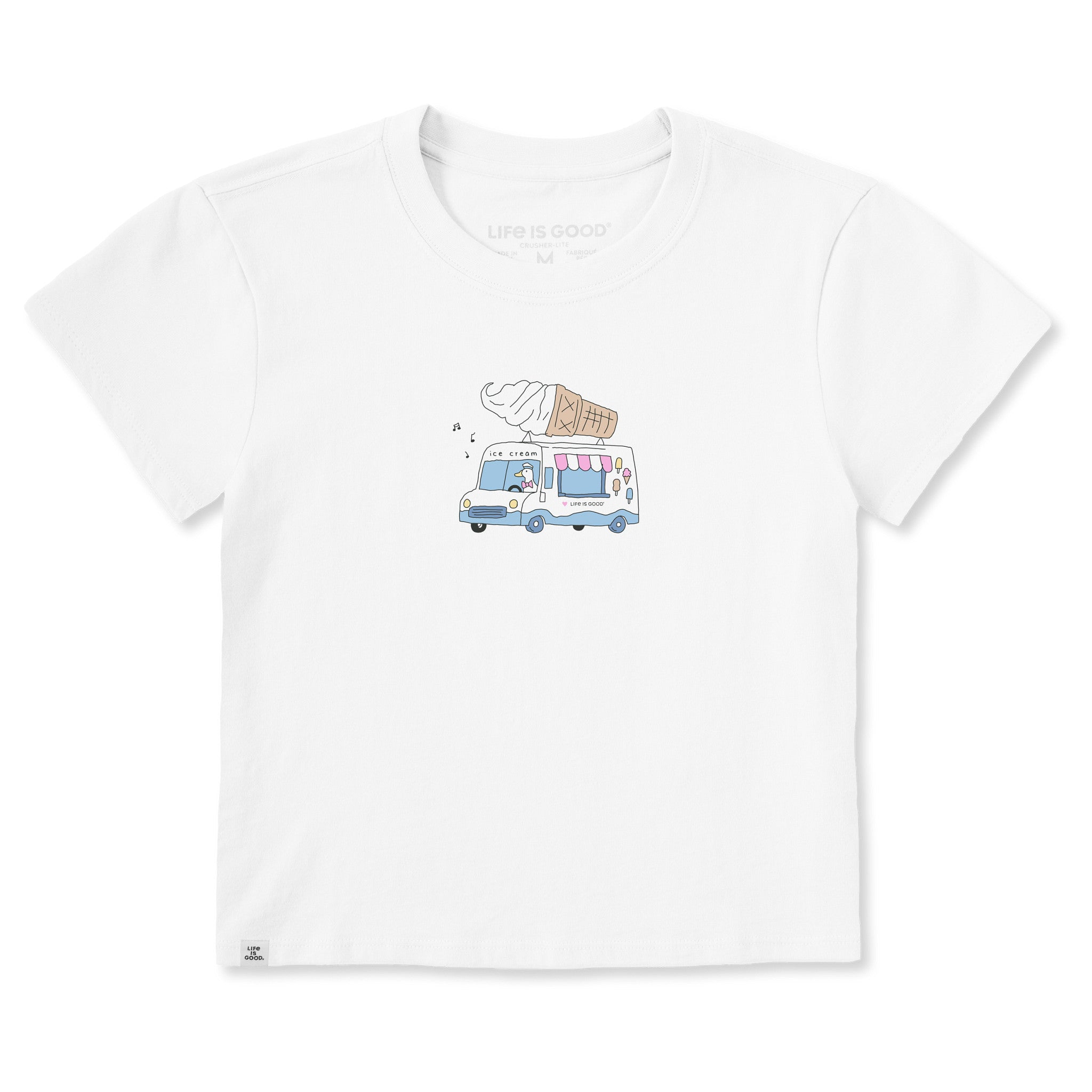 Women's Silly Ice Cream Truck Crusher-LITE Shrunken Tee | Shop