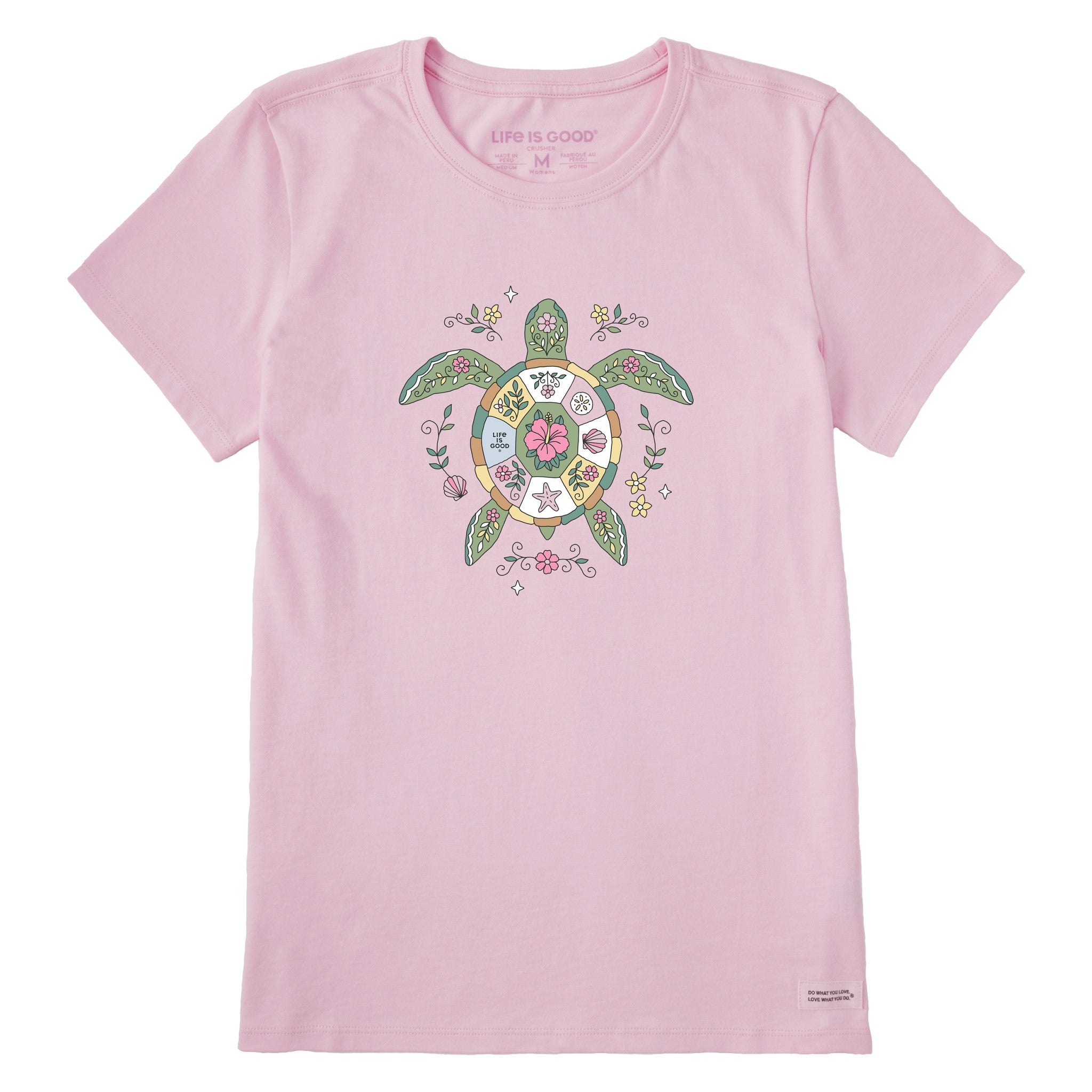 Women's Doodle Sea Turtle Short Sleeve Crusher Tee | Shop Life is Good