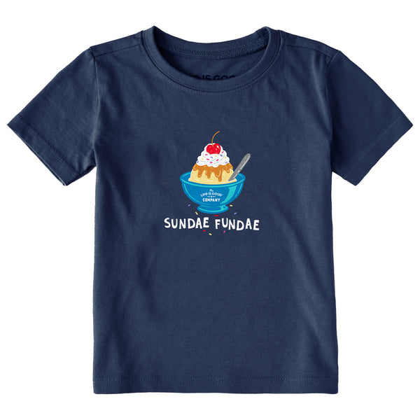 Sundae Fundae Short Sleeve Toddler Crusher Tee | Shop Life is Good