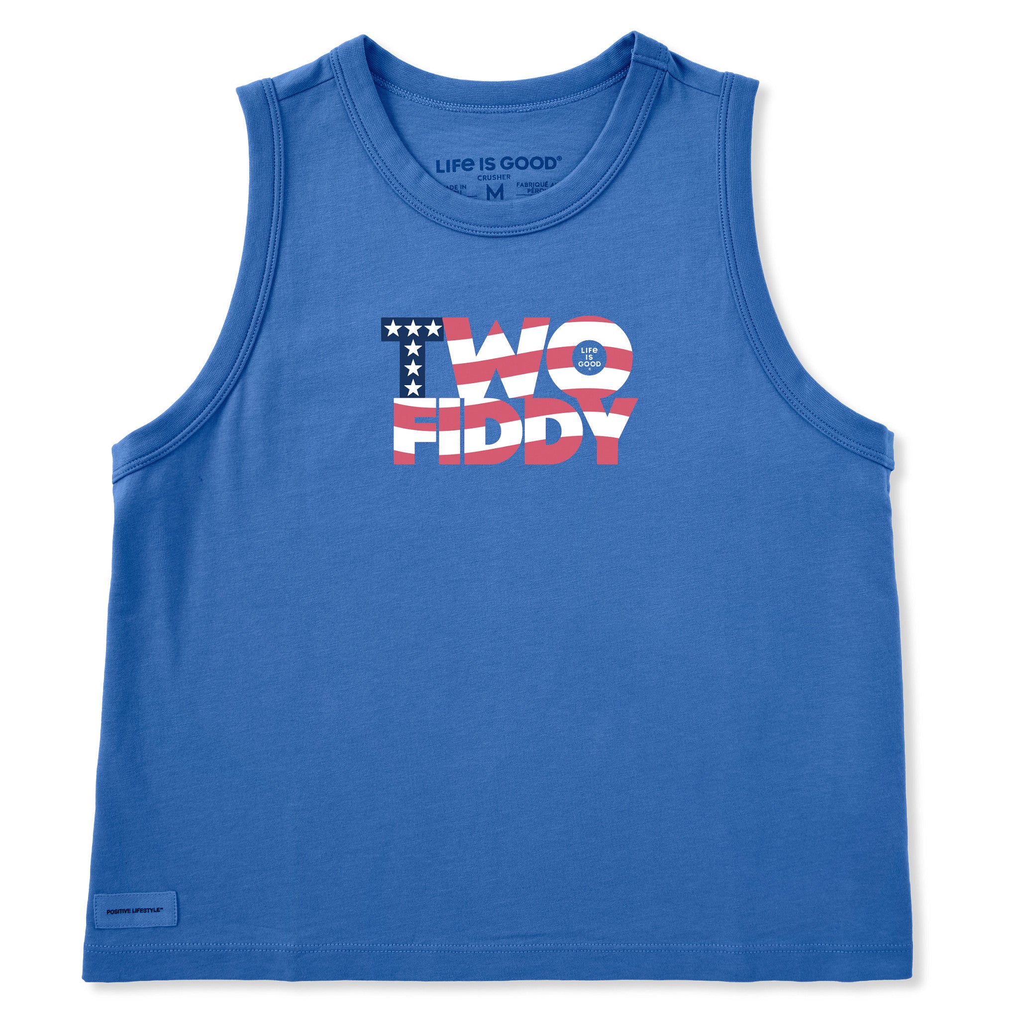 main story tank タンク　ベスト　2y Women's Two Fiddy Flag Wave Crusher Boxy Tank | Shop Life is Good