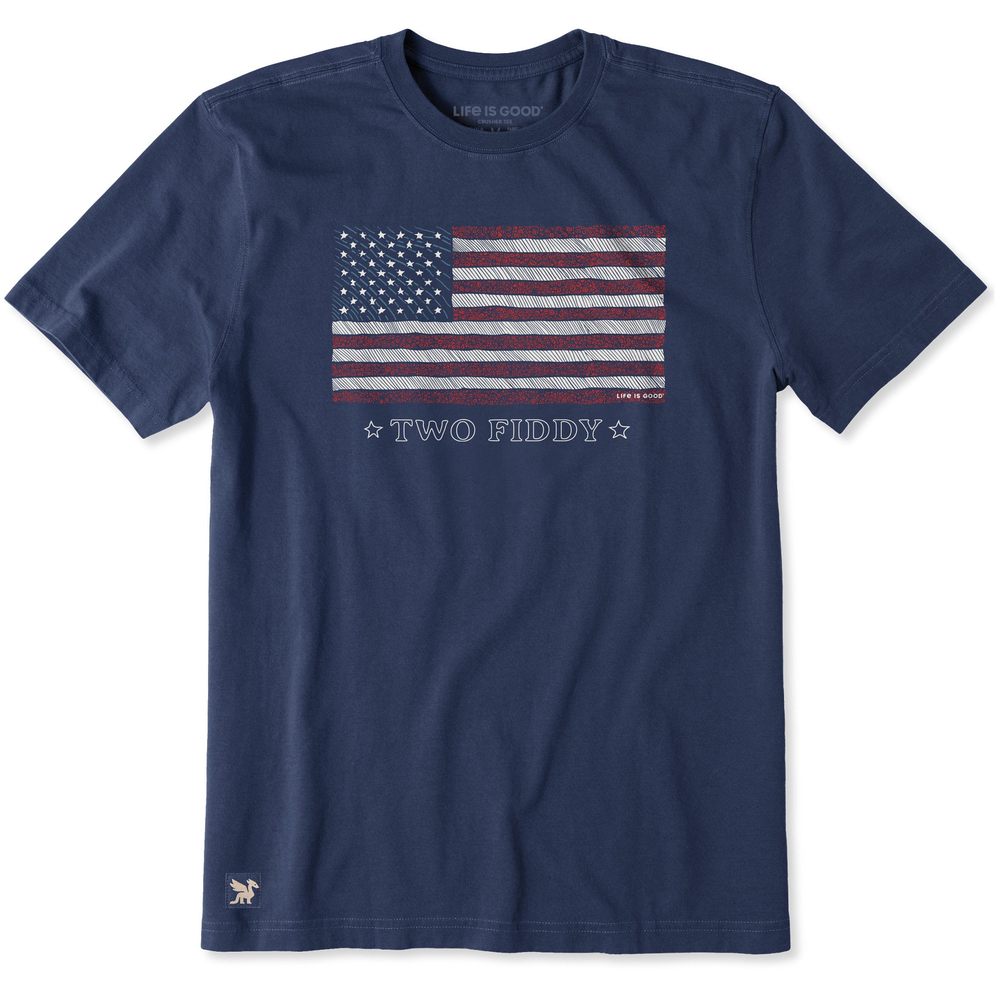 Men's Two Fiddy Flag Short Sleeve Tee | Shop Life is Good