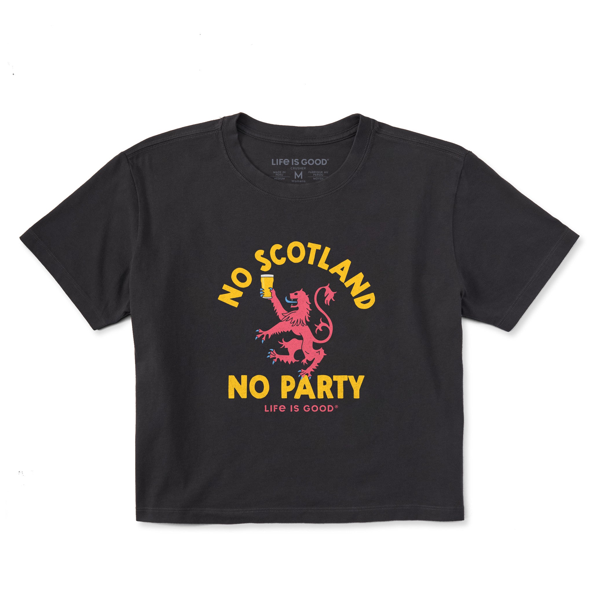 Women's No Scotland No Party Short Sleeve Crusher Boxy Tee | Shop