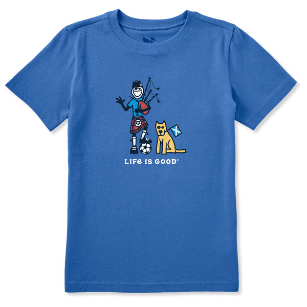 Kids Scottish Jake and Rocket Short Sleeve Crusher Tee | Shop Life