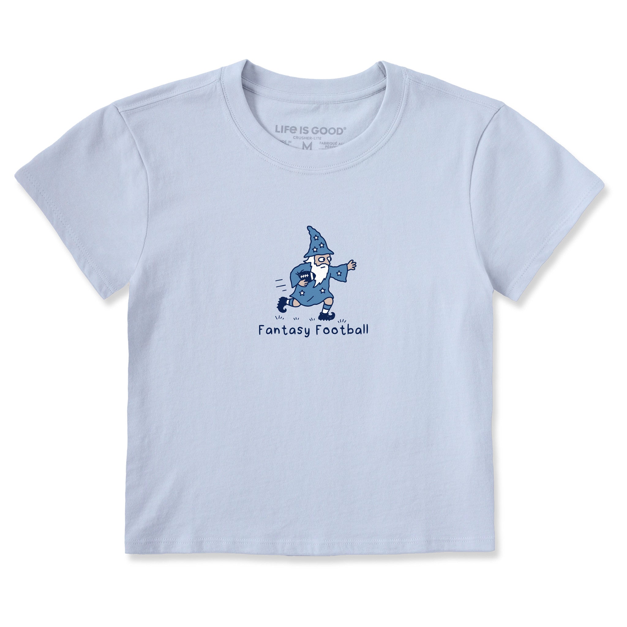 Women's Lil Fantasy Football Wizard Crusher-LITE Shrunken Tee