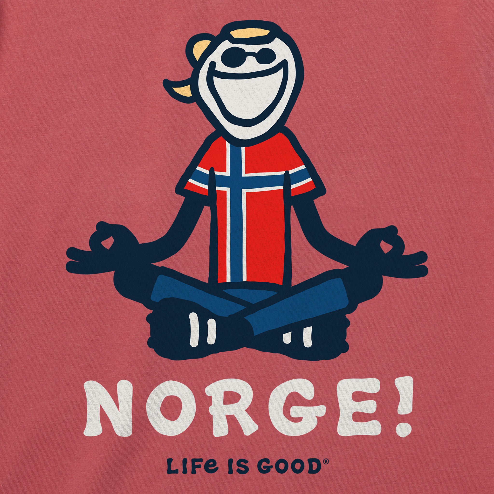 Men's Jake Zen Soccer Norway Short Sleeve Crusher Tee | Shop Life
