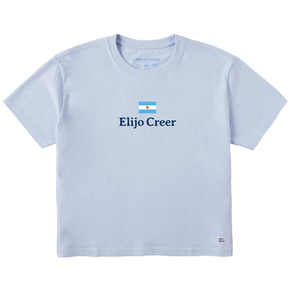 Women's Elijo Creer Short Sleeve Crusher Boxy Tee | Shop Life is Good