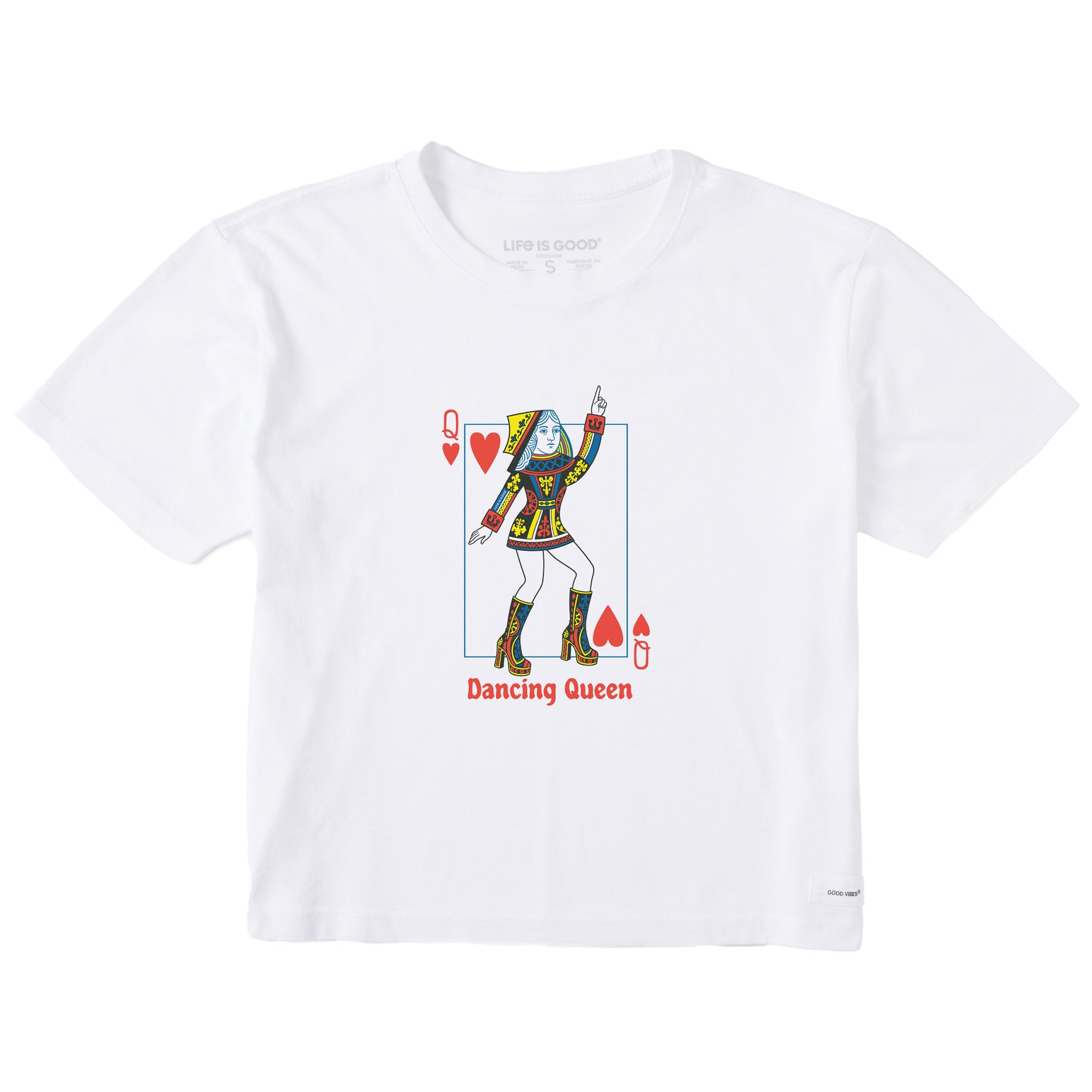 Women's Dancing Queen Short Sleeve Crusher Boxy Tee | Shop Life is