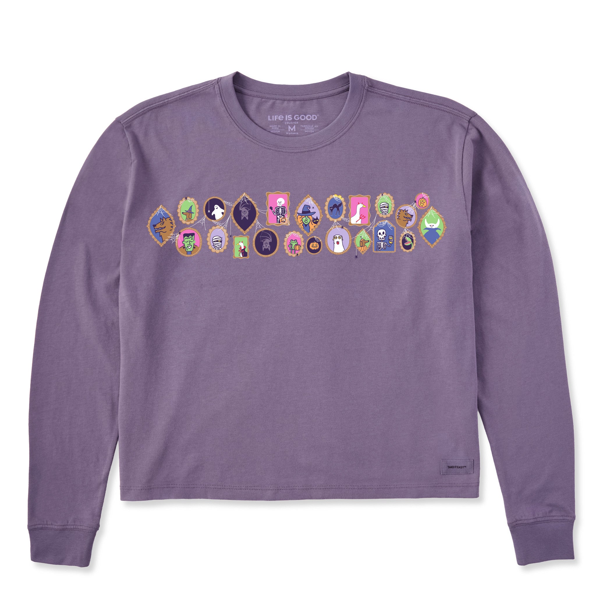 Women's Haunted Gallery Long Sleeve Crusher Boxy Tee | Shop Life