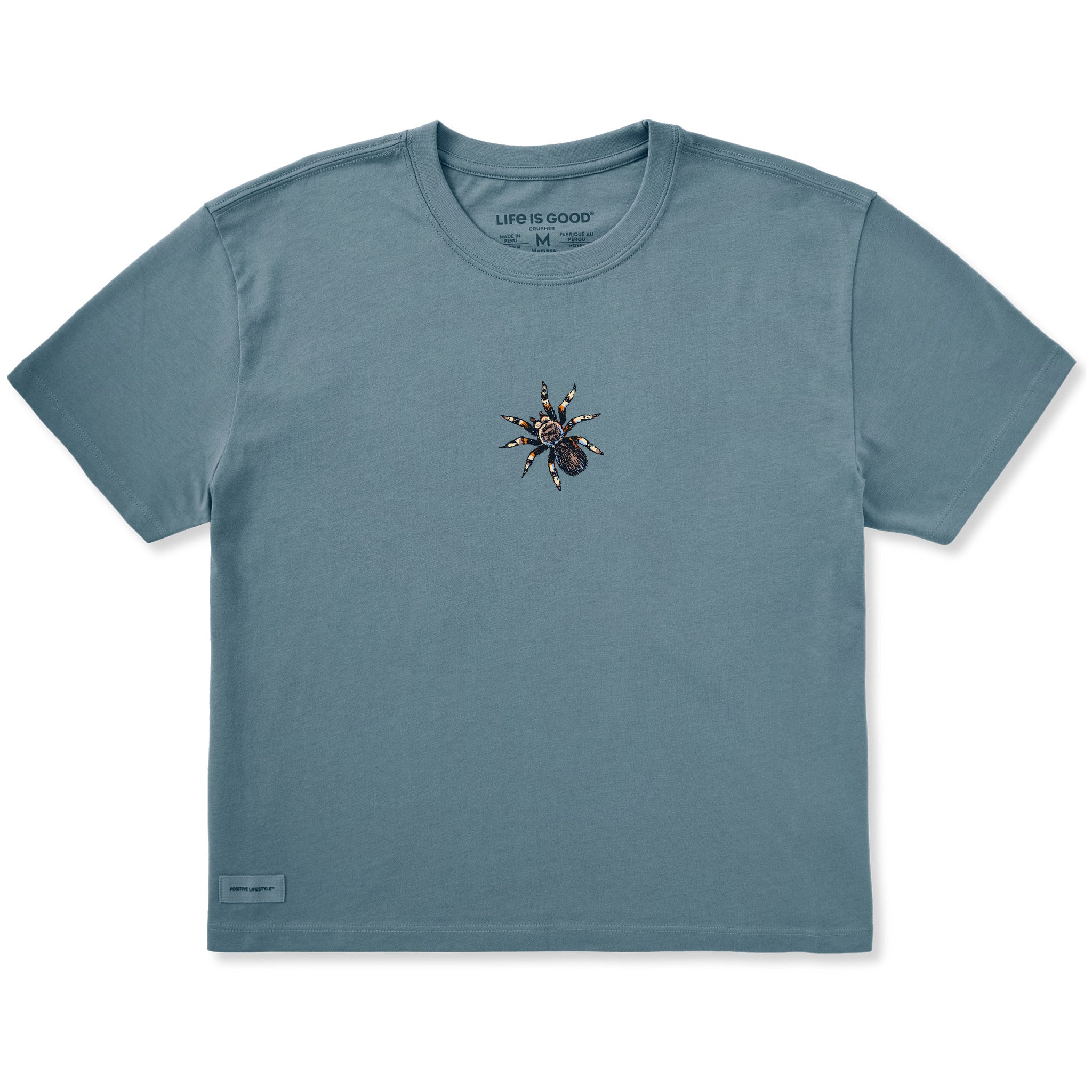 Women's Spooky Spider Short Sleeve Crusher Boxy Tee | Shop Life is