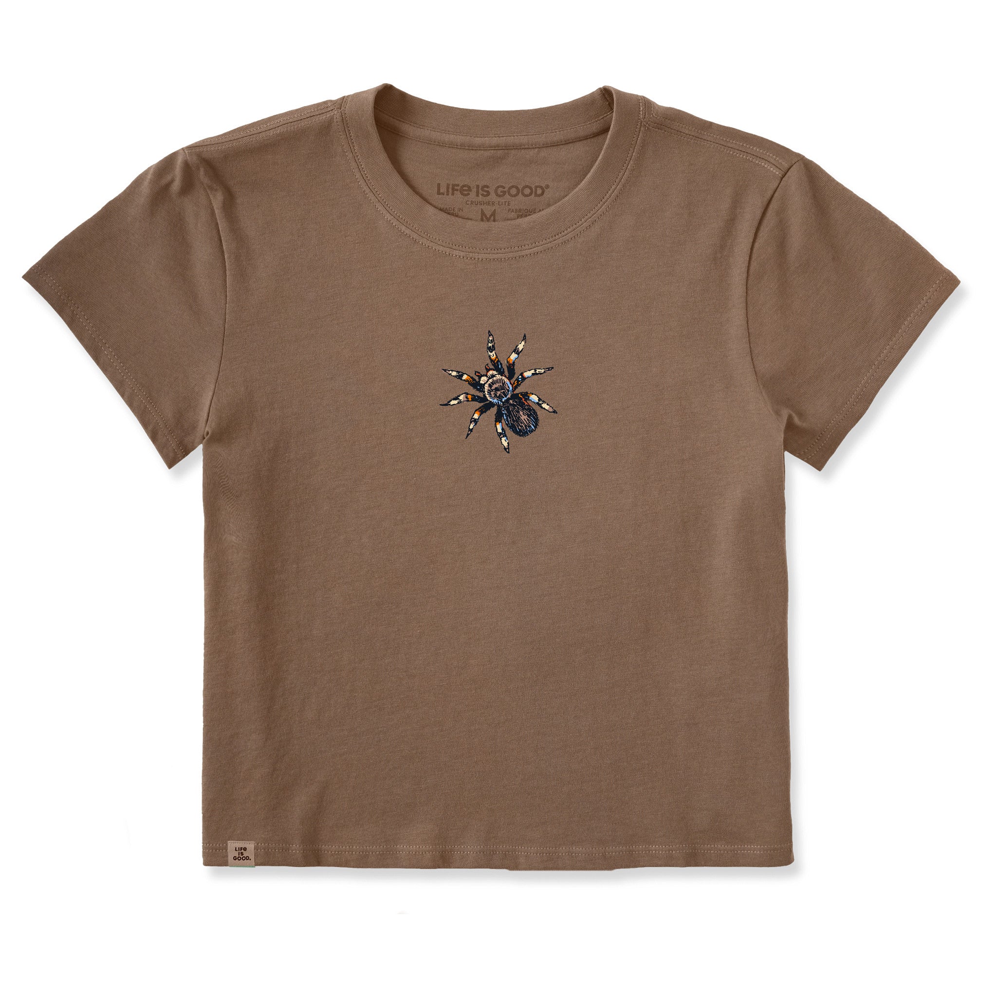 Women's Spooky Spider Crusher-LITE Shrunken Tee | Shop Life is Good