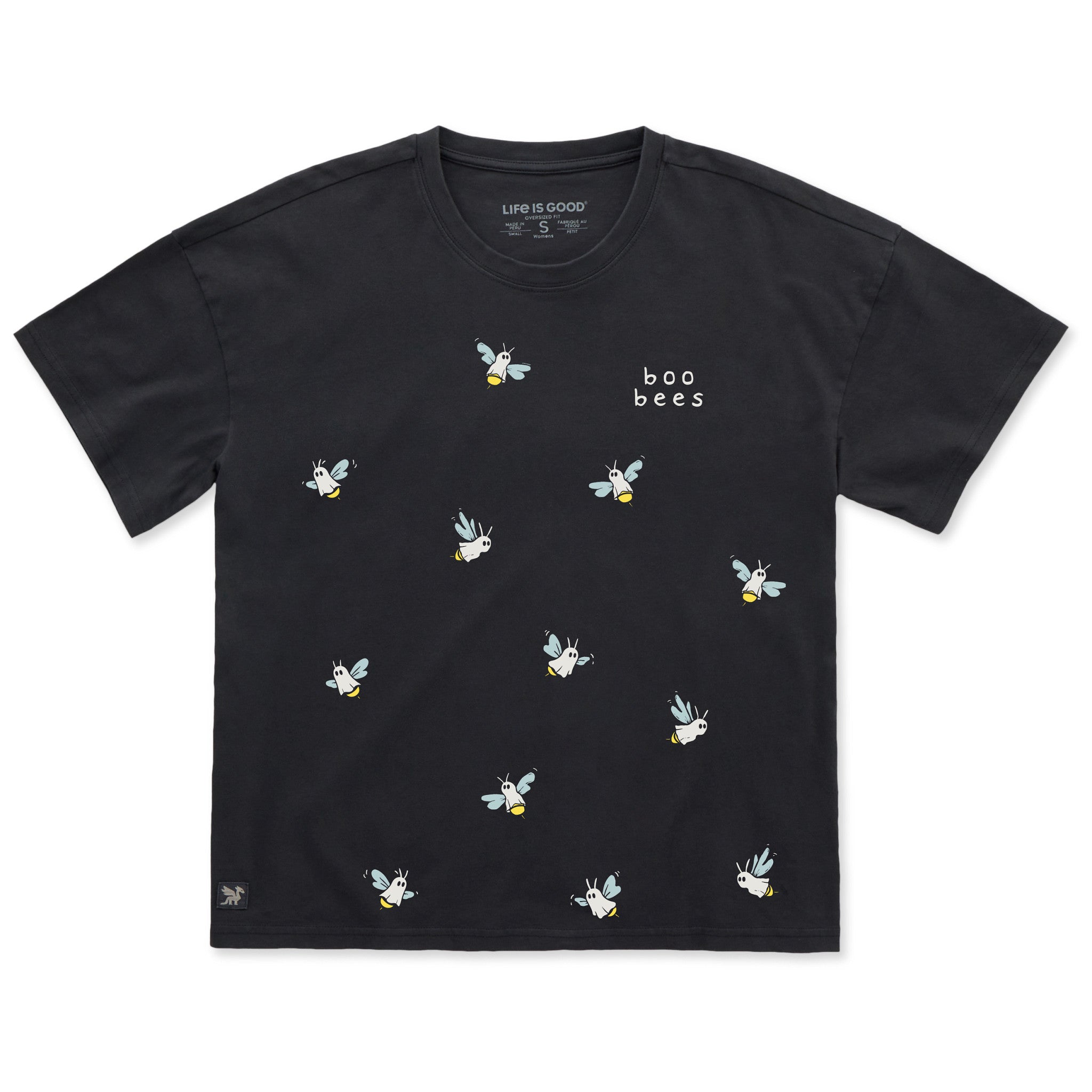 Women's Boo Bees Scatter Short Sleeve Oversized Crusher Tee | Shop