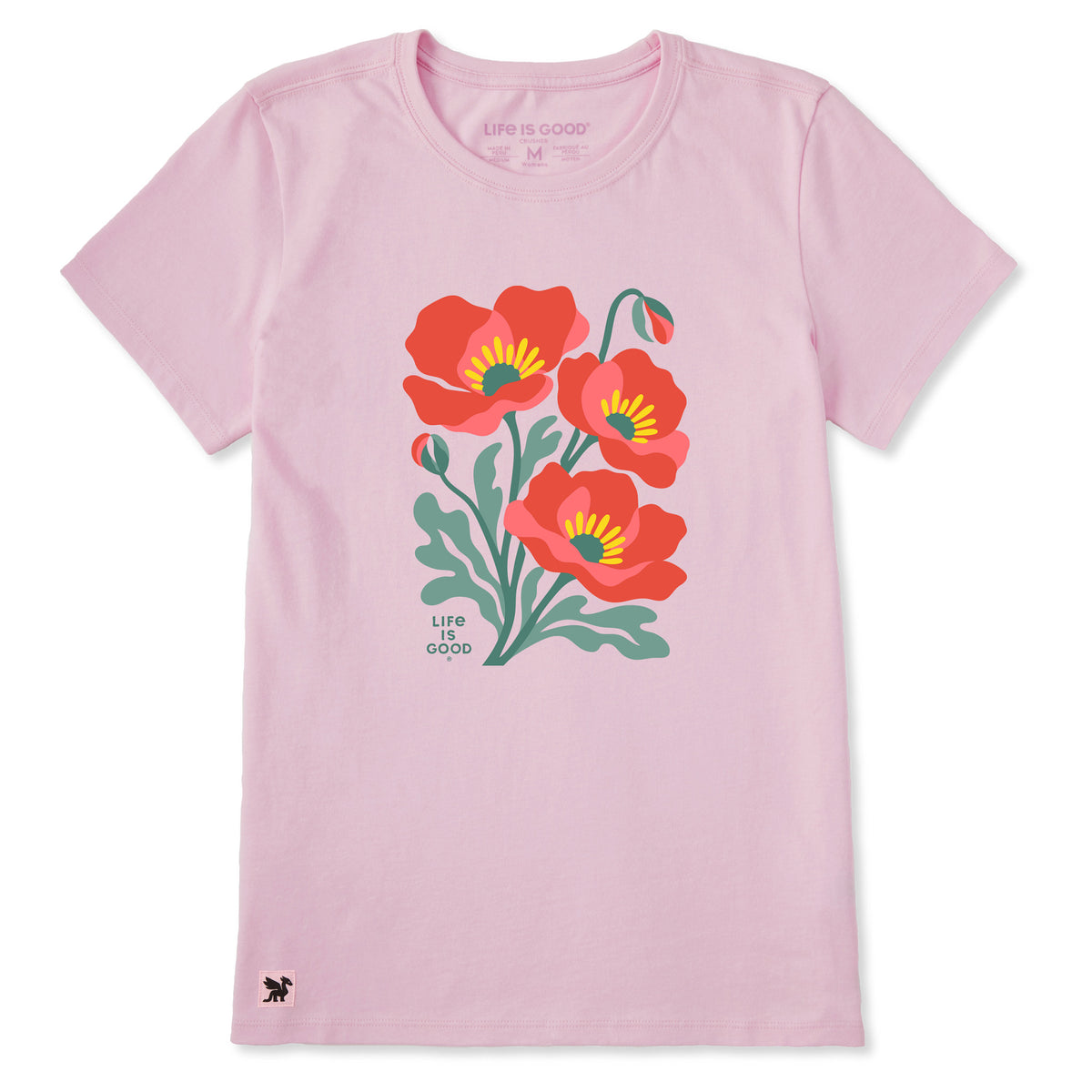 Women's Poppy Plant Short Sleeve Crusher Tee | Shop Life is Good