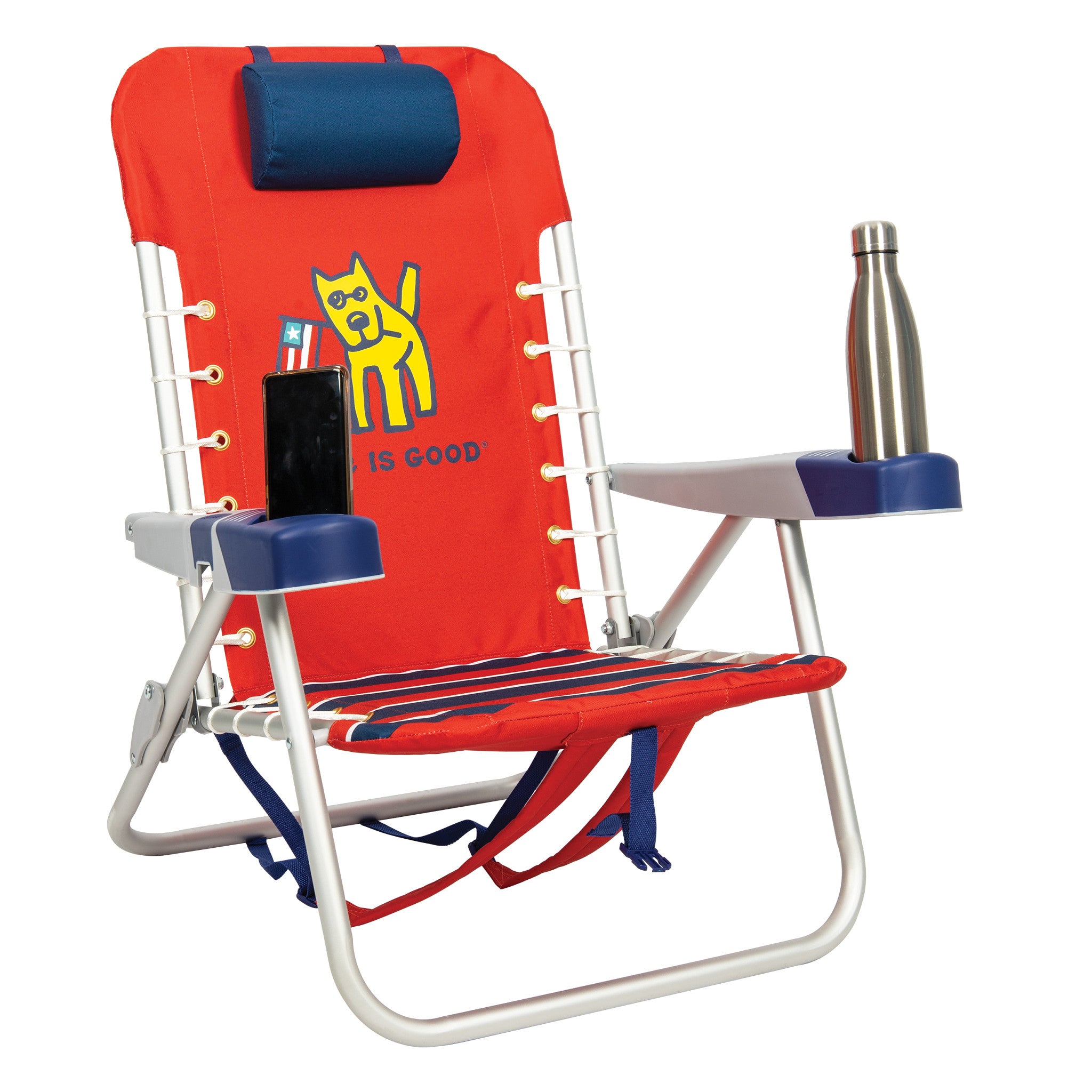 Rocket Flag Backpack Beach Chair | Shop Life is Good