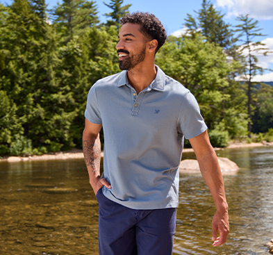 The Short Sleeve Pima Cotton Pique Polo